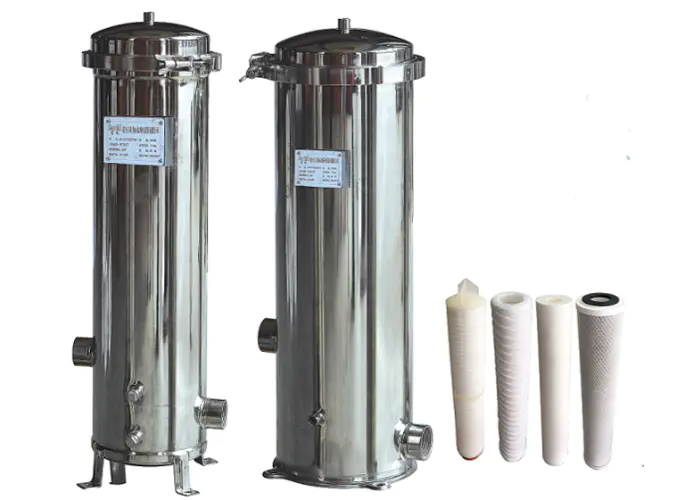 SS Liquid Filtration Stainless Steel Single round cartridge Multi filter vessel