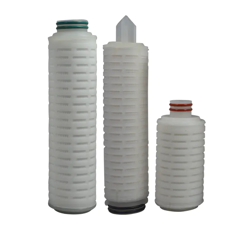 membrane pleated filter element replacement for food and beverage