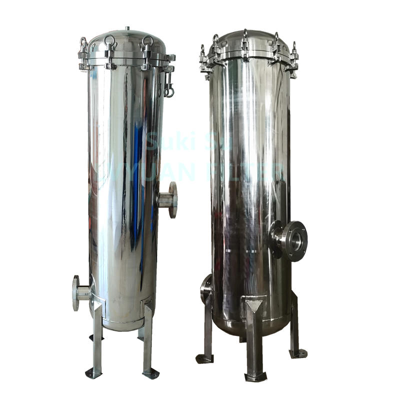 professional stainless steel filter housing with core for sea water desalination