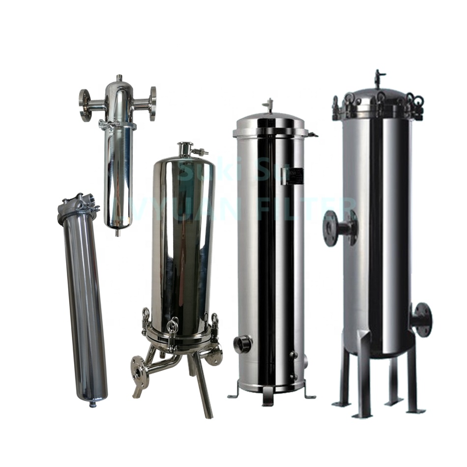 professional ss bag filter housing with fin end cap for sea water desalination