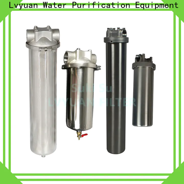 Lvyuan efficient ss bag filter housing rod for oil fuel