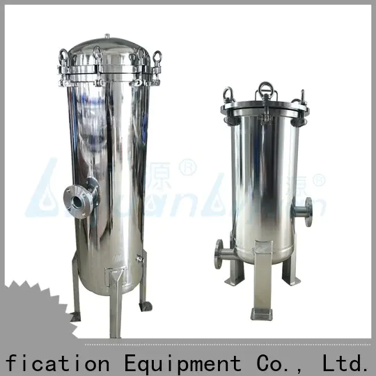 Lvyuan high end stainless steel water filter housing with fin end cap for sea water desalination