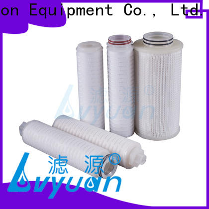 Lvyuan pleated filter element supplier for liquids sterile filtration