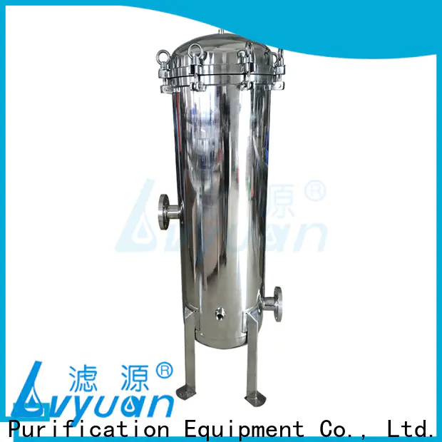 Lvyuan professional stainless steel cartridge filter housing rod for sea water treatment