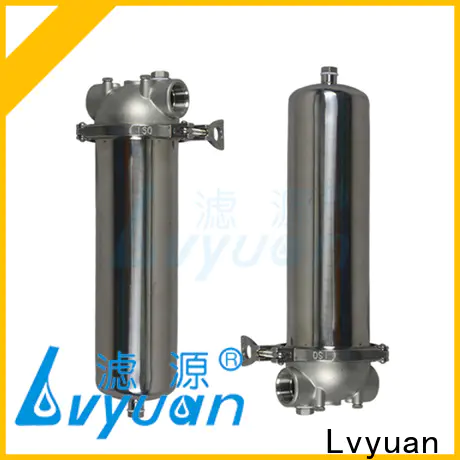 Lvyuan porous ss cartridge filter housing housing for industry