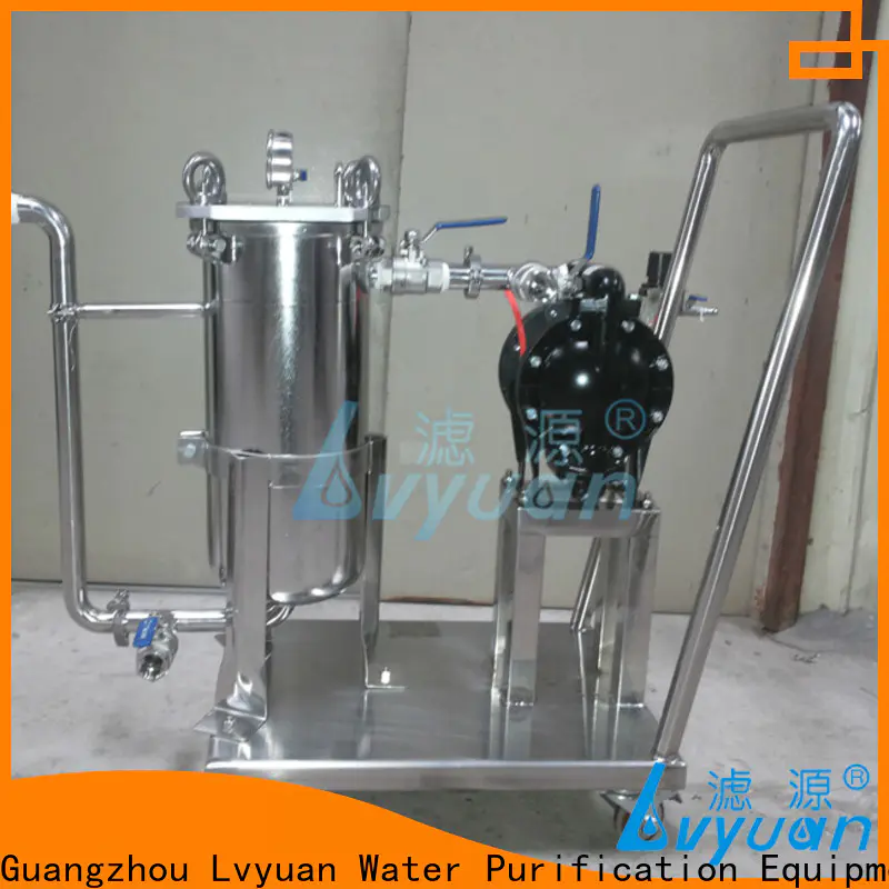 high end ss cartridge filter housing with fin end cap for sea water desalination