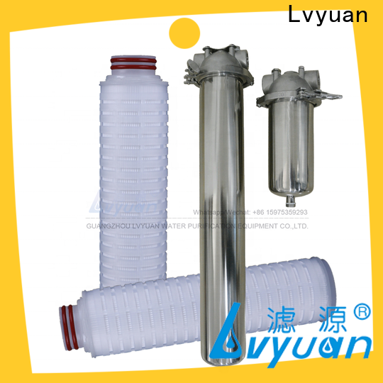 Lvyuan pleated water filters manufacturers for industry