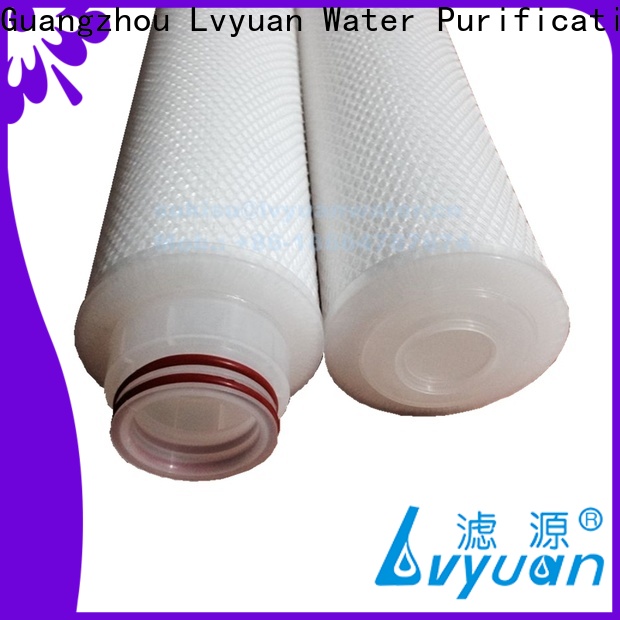 Lvyuan pleated water filter cartridge wholesale for factory