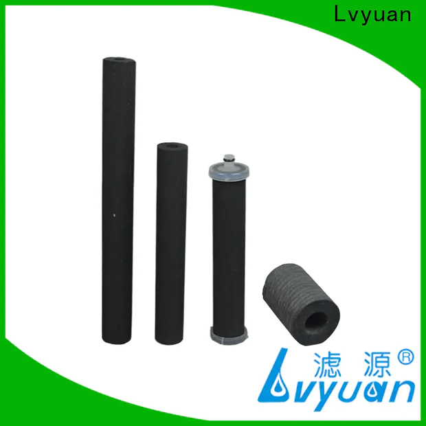 Lvyuan New sintered plastic filter exporter for purify
