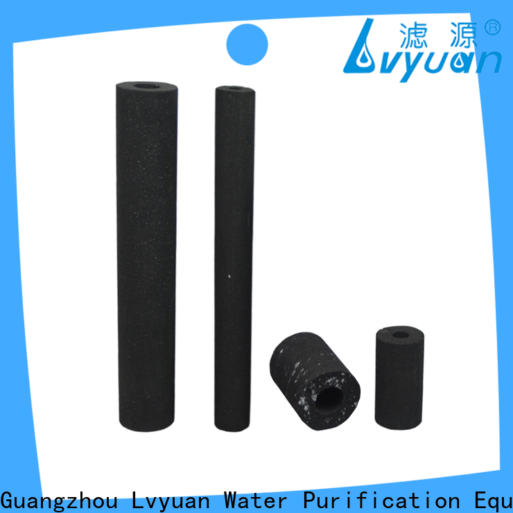 Lvyuan Hot sale sintered cartridge filter suppliers for water Purifier