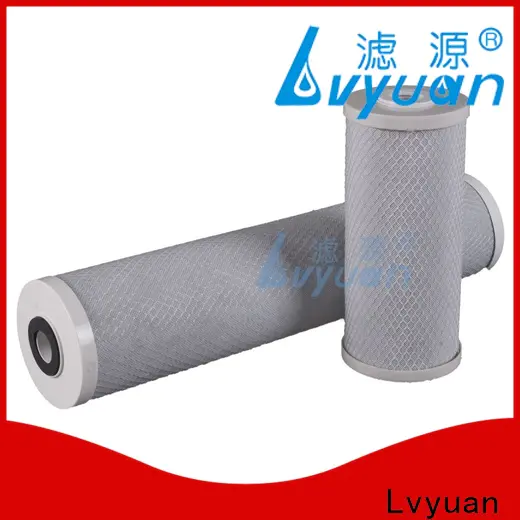 Lvyuan Newest carbon block filter cartridge exporter for purify