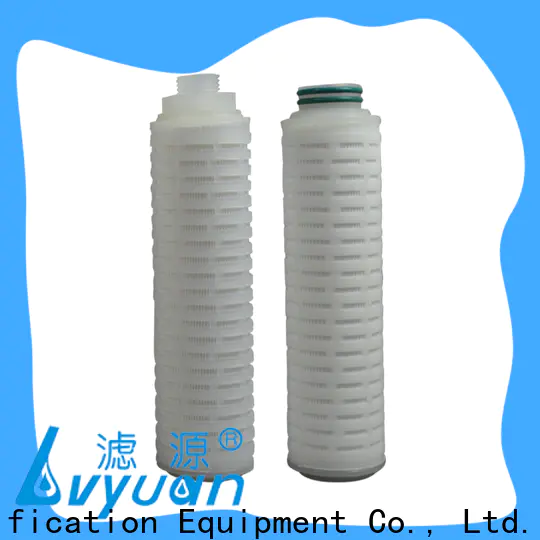 Hot sale pp pleated filter cartridge factory for purify