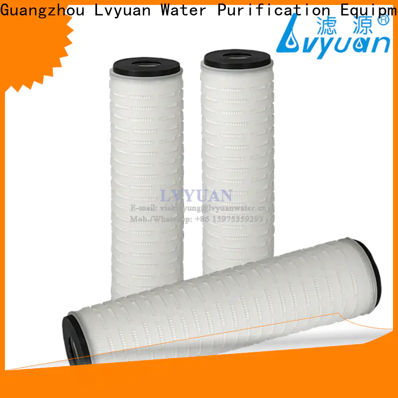 Lvyuan High quality pp pleated filter cartridge wholesale for purify