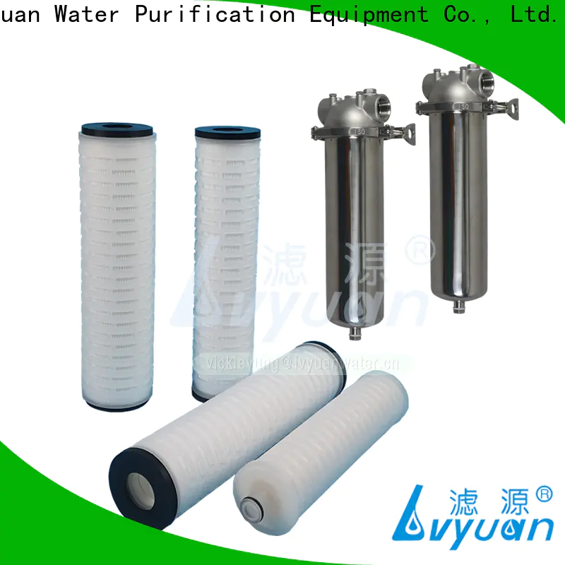 Lvyuan pleated water filters suppliers for water Purifier