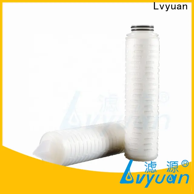 Lvyuan New pleated filter cartridge suppliers for water purification