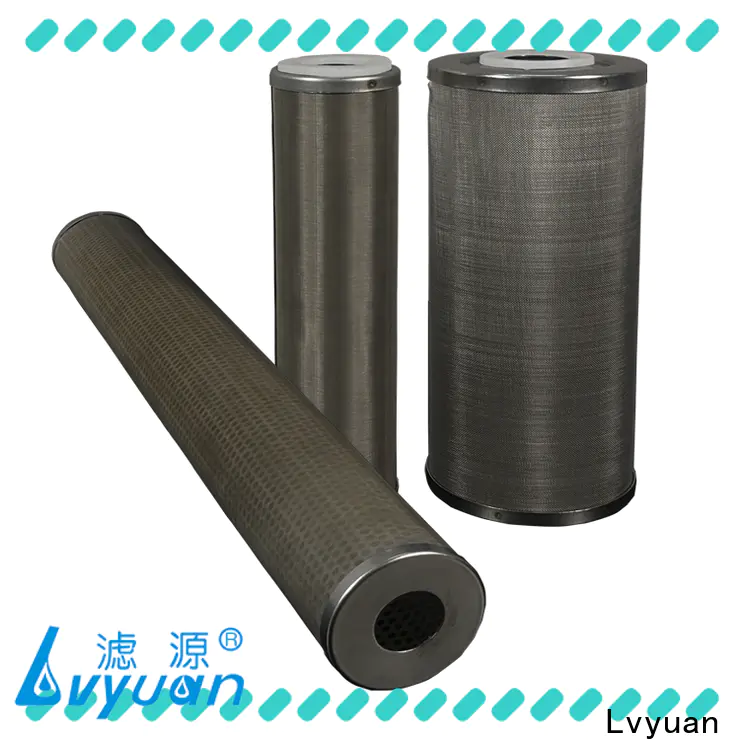 Lvyuan sintered ss filter cartridges factory for water purification