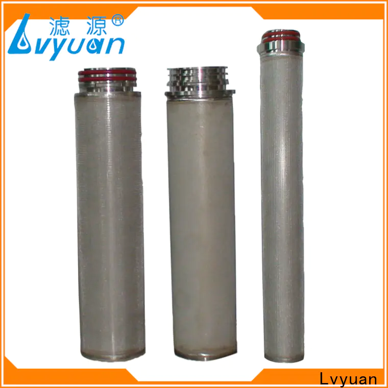 Lvyuan Affordable sintered stainless steel filter elements factory for water