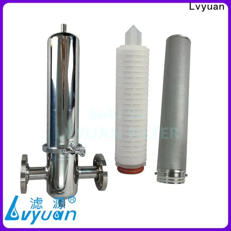 Lvyuan Safe stainless steel sintered filter cartridge replace for industry