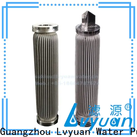 Lvyuan stainless steel sintered filter cartridge manufacturers for sea water