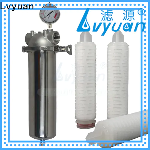 Lvyuan Hot sale ss cartridge filter housing suppliers for water purification