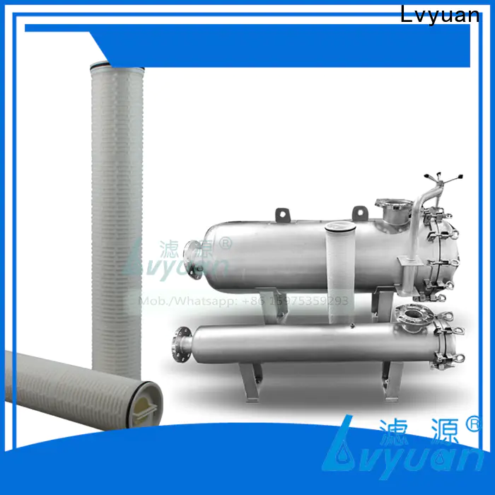 Lvyuan Best ss cartridge filter housing factory for water