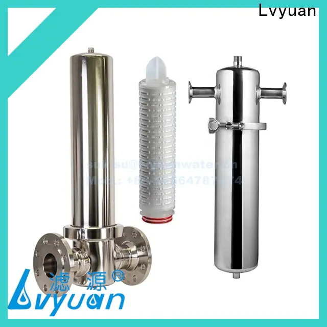 Lvyuan ss cartridge filter housing manufacturers for purify