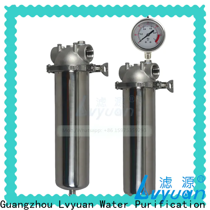 High quality ss cartridge filter housing factory for water purification