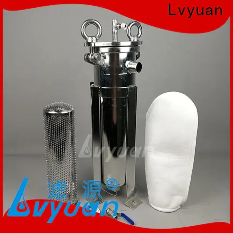 Lvyuan stainless steel bag filter wholesale for sea water