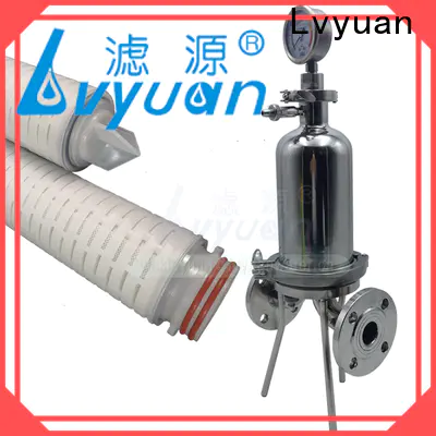 Lvyuan Professional pleated water filters suppliers for desalination