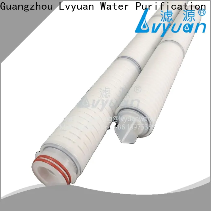 Lvyuan pleated sediment filter wholesaler for purify