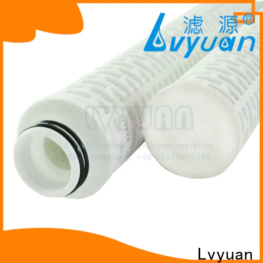 Lvyuan pleated sediment filter manufacturers for purify