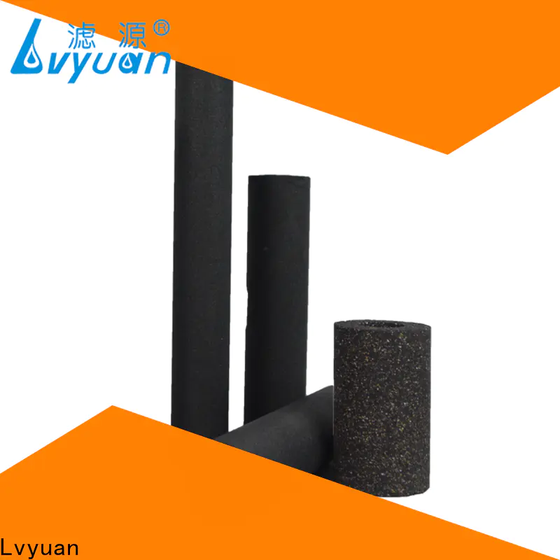 Lvyuan New sintered plastic filter exporter for water purification