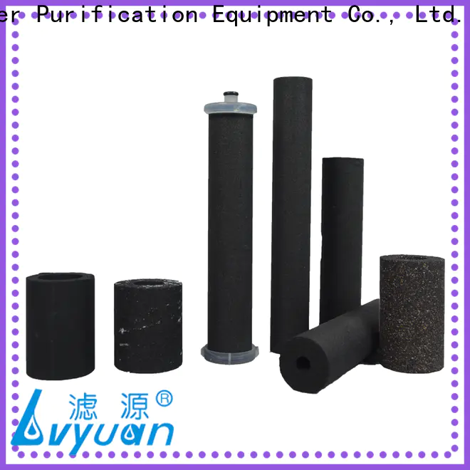 Lvyuan Newest carbon block filter cartridge factory for purify