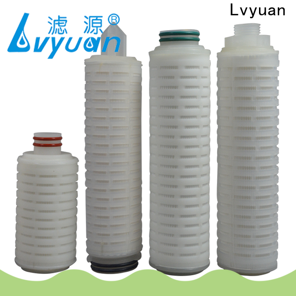 High quality pp pleated filter cartridge manufacturers for water purification