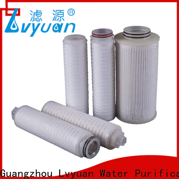 Lvyuan New pleated water filter cartridge wholesaler for water purification