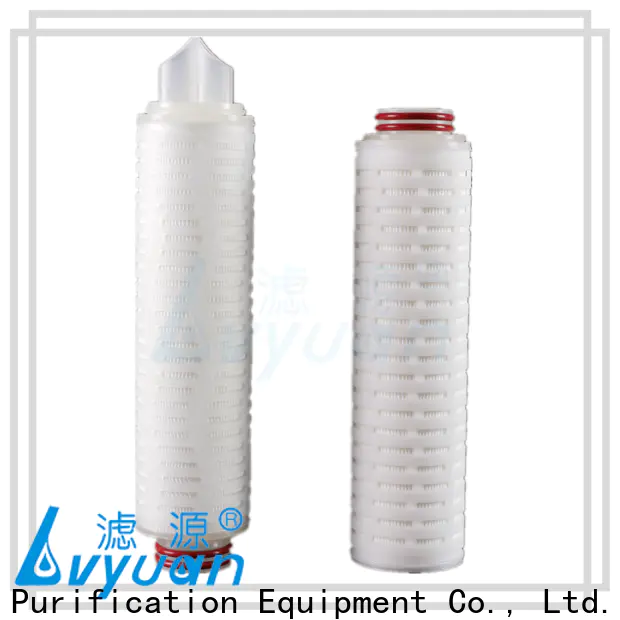 Lvyuan Safe pleated sediment filter wholesale for water