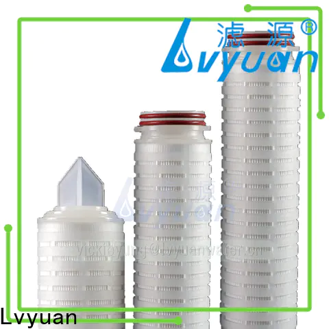 Lvyuan pp pleated filter cartridge manufacturers for purify