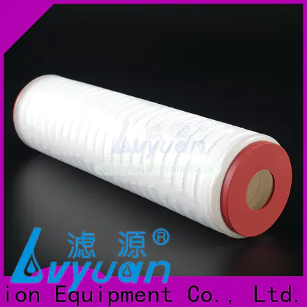 Lvyuan Hot sale pleated water filters wholesaler for water