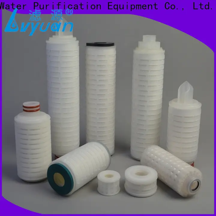 Lvyuan pleated sediment filter manufacturers for sea water