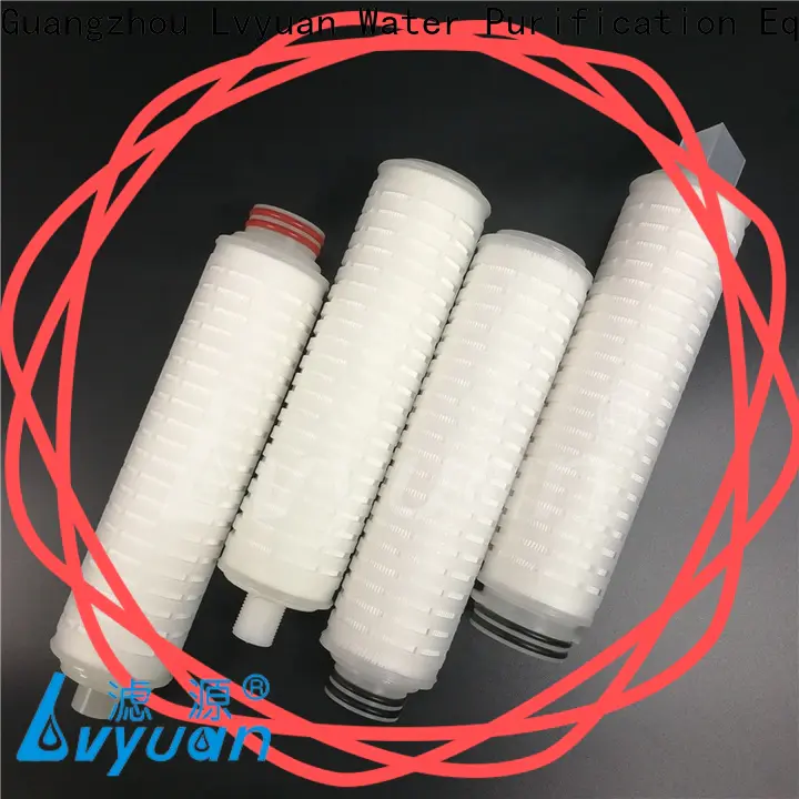Lvyuan pleated water filter cartridge exporter for water