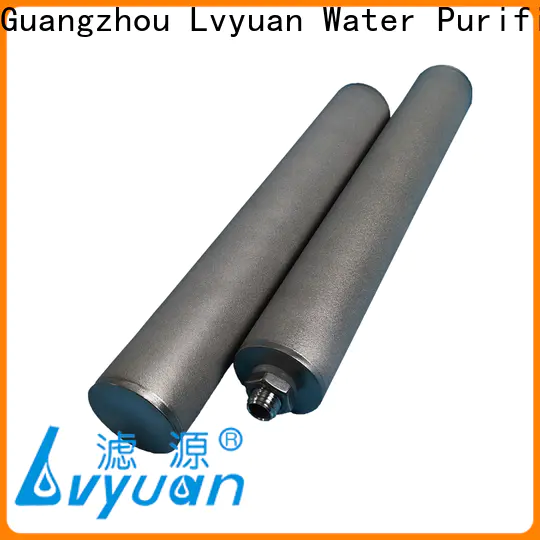 Lvyuan stainless steel sintered filter cartridge replace for water