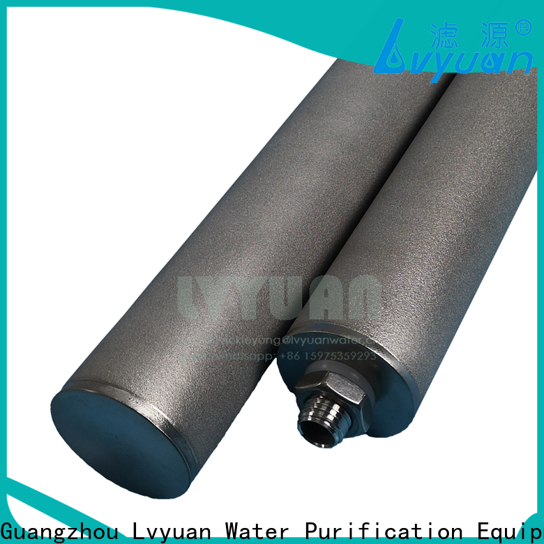 Newest sintered ss filter cartridges suppliers for water Purifier