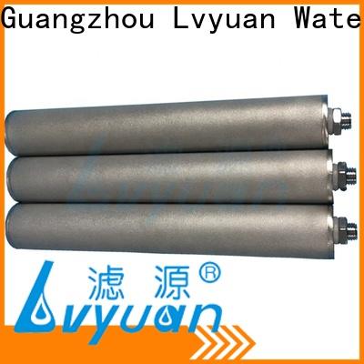 Lvyuan Professional sintered ss filter cartridges replace for water Purifier