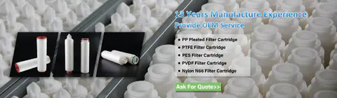 pp pleated filter manufacturer