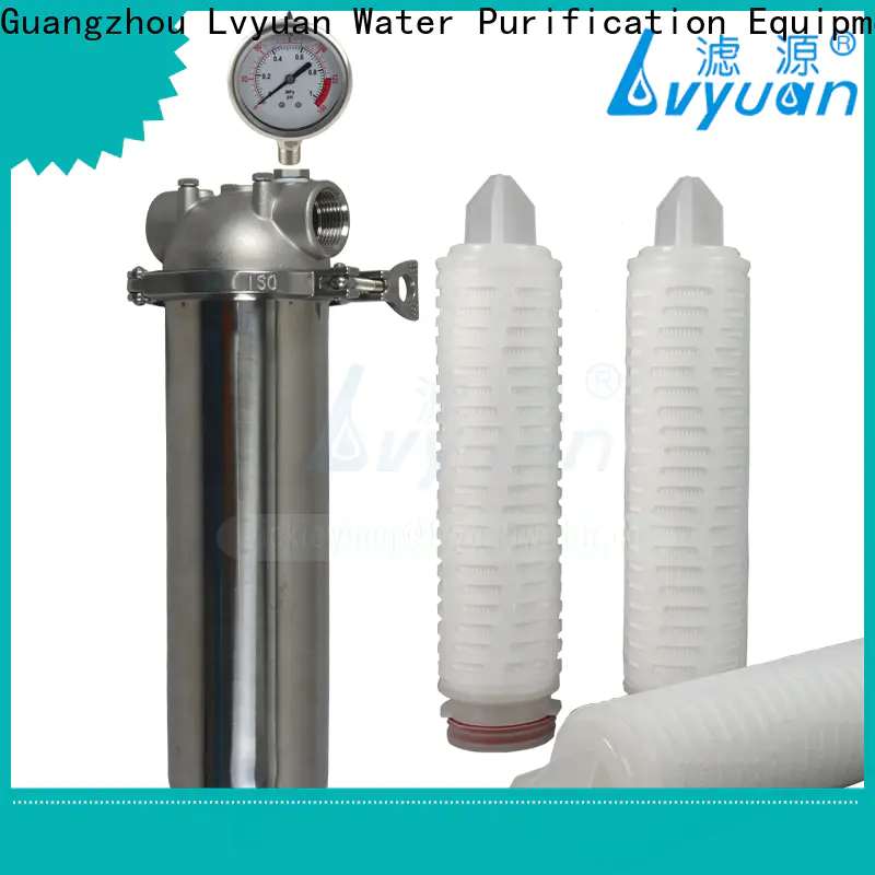 Lvyuan ss cartridge filter housing factory for water Purifier