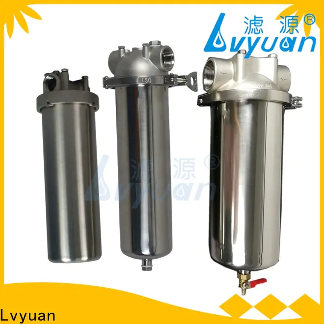 Lvyuan Affordable stainless steel cartridge filter housing wholesale for water