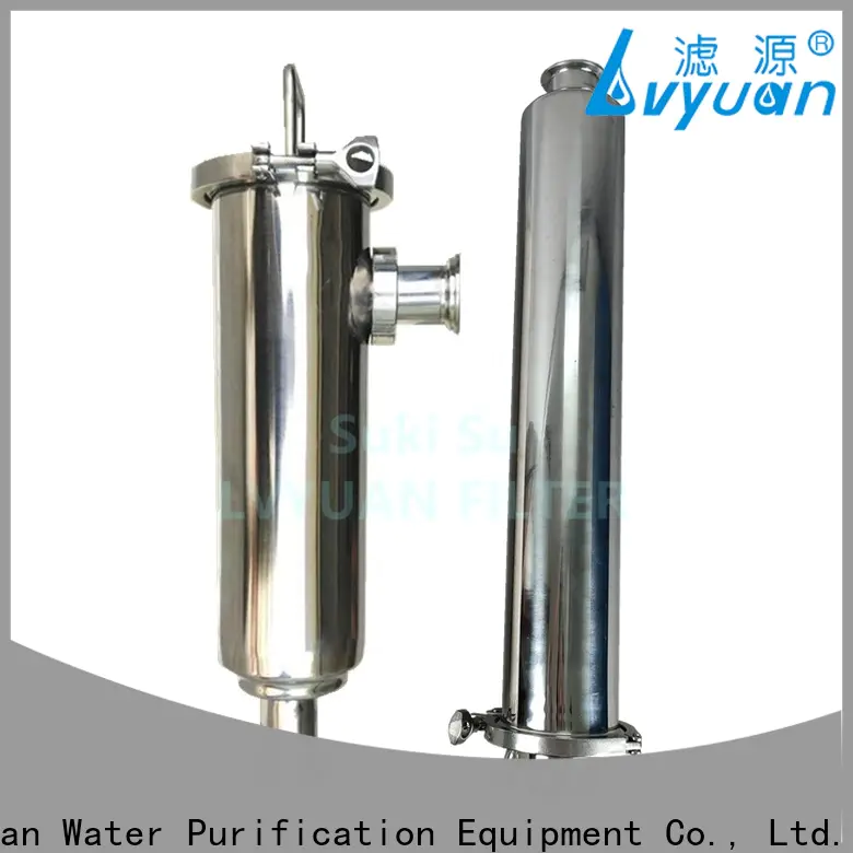 Lvyuan New ss cartridge filter housing wholesale for purify