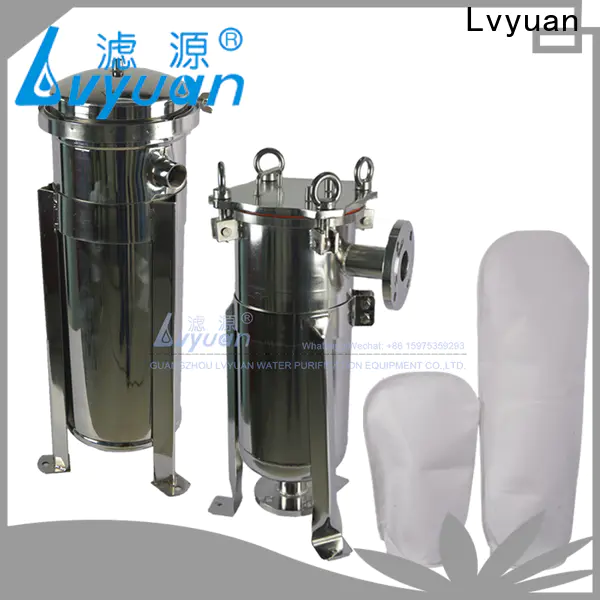 Lvyuan stainless steel cartridge filter housing factory for industry