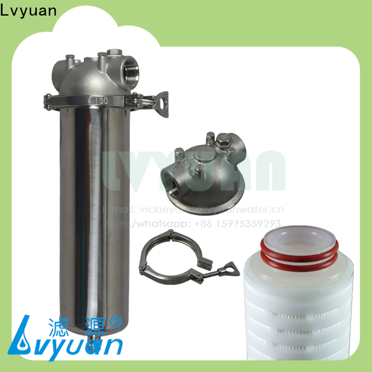 Lvyuan Safe ss cartridge filter housing wholesale for water purification