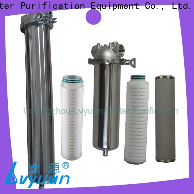 Lvyuan Affordable ss cartridge filter housing factory for desalination
